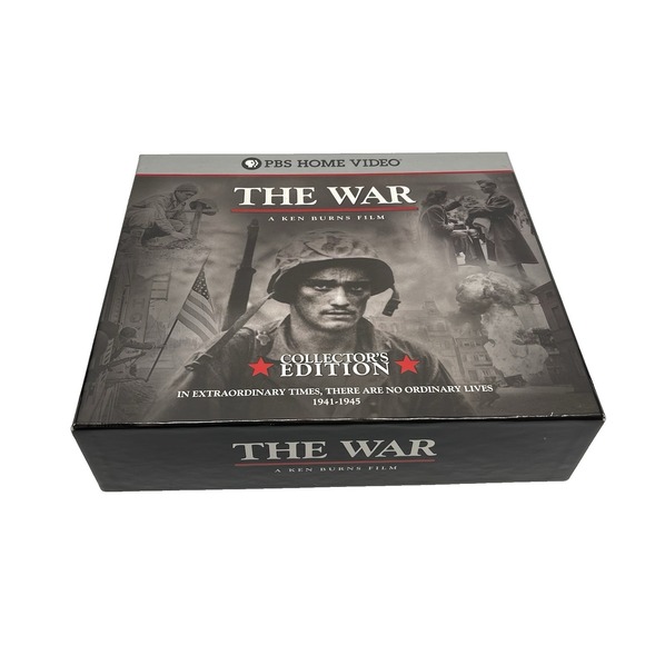 Other - PBS Home Video The War Collector's Edition 6 Disc DVD Set Ken Burns MISSING BOOK
